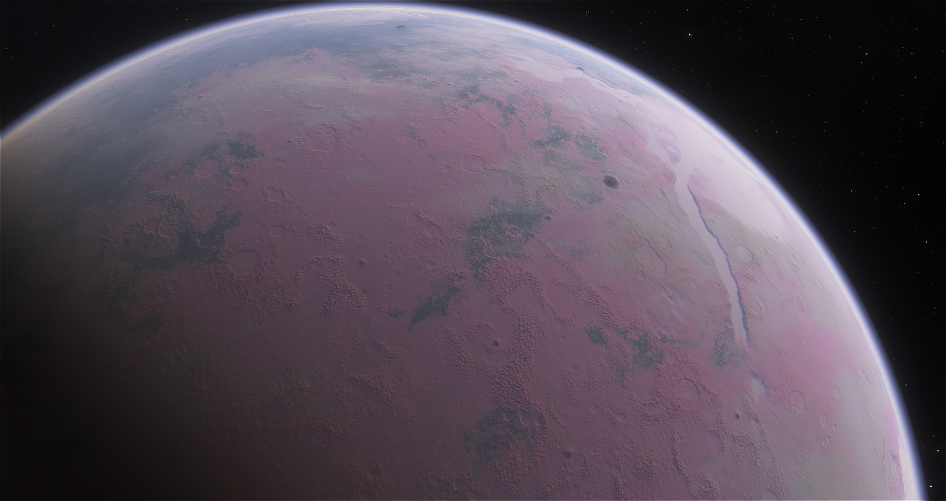 Planet from space: After