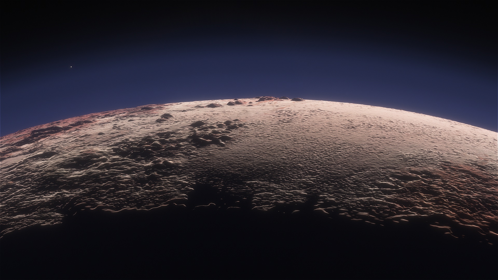 Pluto crescent: After